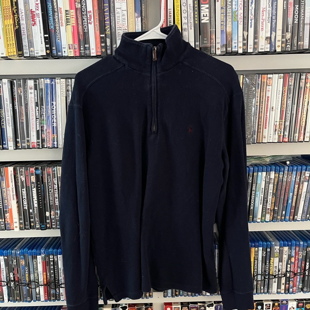 Polo Ralph Lauren Dark Blue Zip-Up Sweater